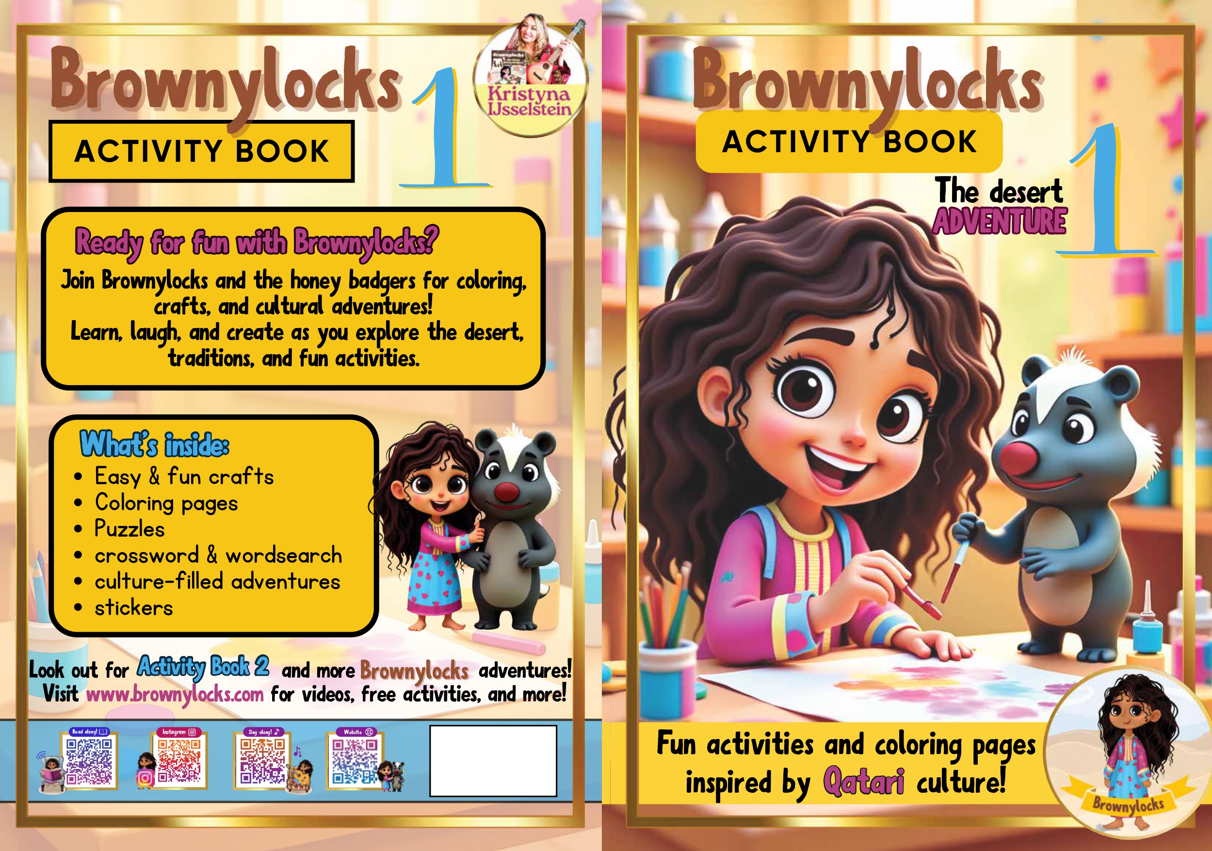Brownylocks Activity Book 1 The Desert Adventure